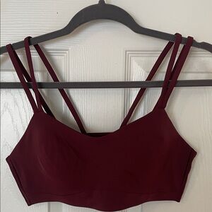 lululemon Like a Cloud Bra, size 8, maroon color